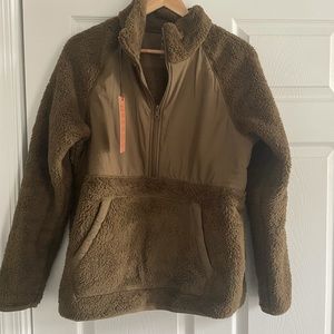 Girlfriend Collective Everyone Half-Zip Fleece - Forest